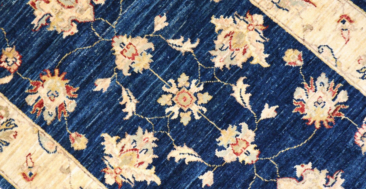 Ziegler Carpet - 120 x 78 cm - mørkeblå