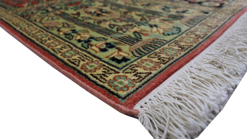 Silketæppe - Kashmir Silk - 88 x 63 cm - flerfarvet