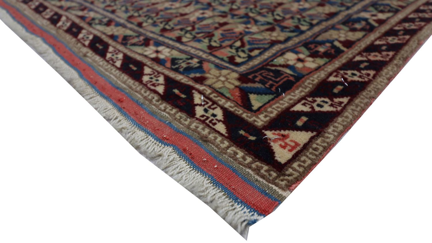 Afghansk tæppe - Bukhara - 75 x 56 cm - blå