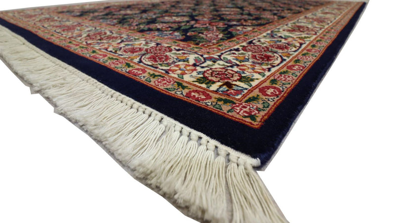Orientalsk tæppe - 215 x 123 cm - sort