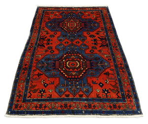 Orientalsk tæppe - 187 x 122 cm - blå