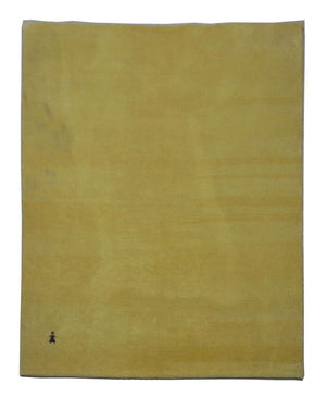 Gabbeh Tæppe - Loribaft Persisk - 155 x 128 cm - olivengrøn