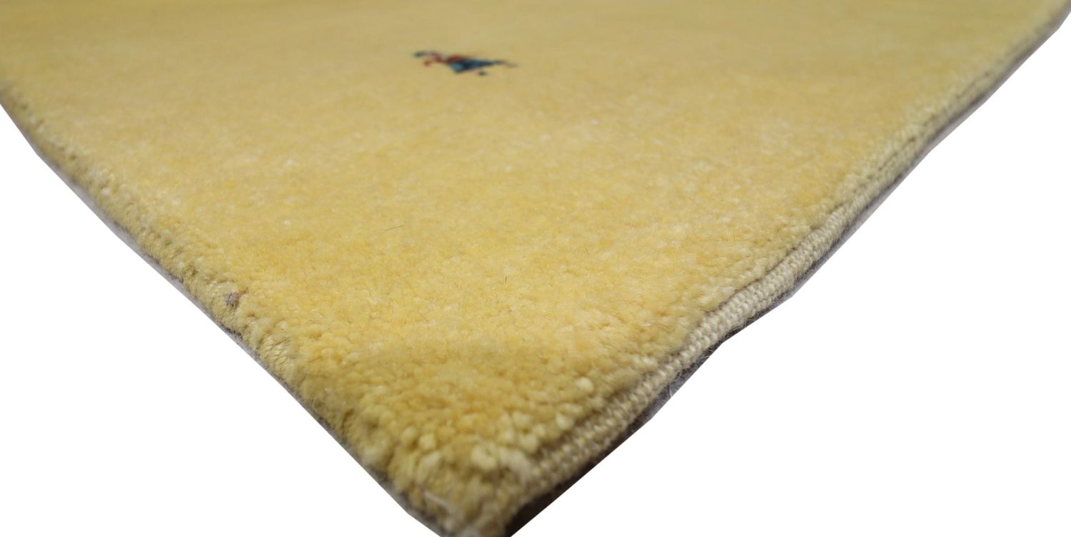 Gabbeh Tæppe - Loribaft Persisk - 155 x 128 cm - olivengrøn