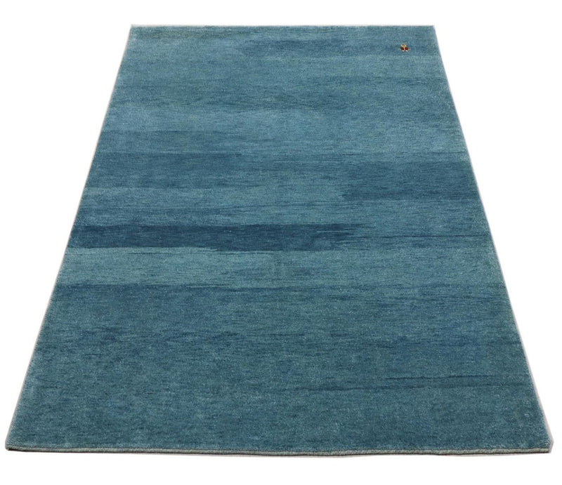 Gabbeh Tæppe - Loribaft Persisk - 180 x 126 cm - havblå