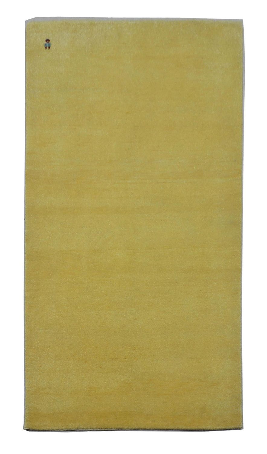 Gabbeh Tæppe - Loribaft Persisk - 190 x 102 cm - olivengrøn