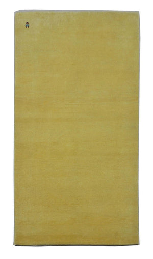 Gabbeh Tæppe - Loribaft Persisk - 190 x 102 cm - olivengrøn