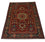 Orientalsk tæppe - 205 x 139 cm - mørkerød