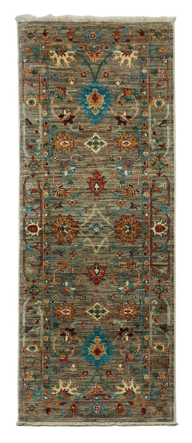 Løber Ziegler Carpet - 201 x 77 cm - olivengrøn