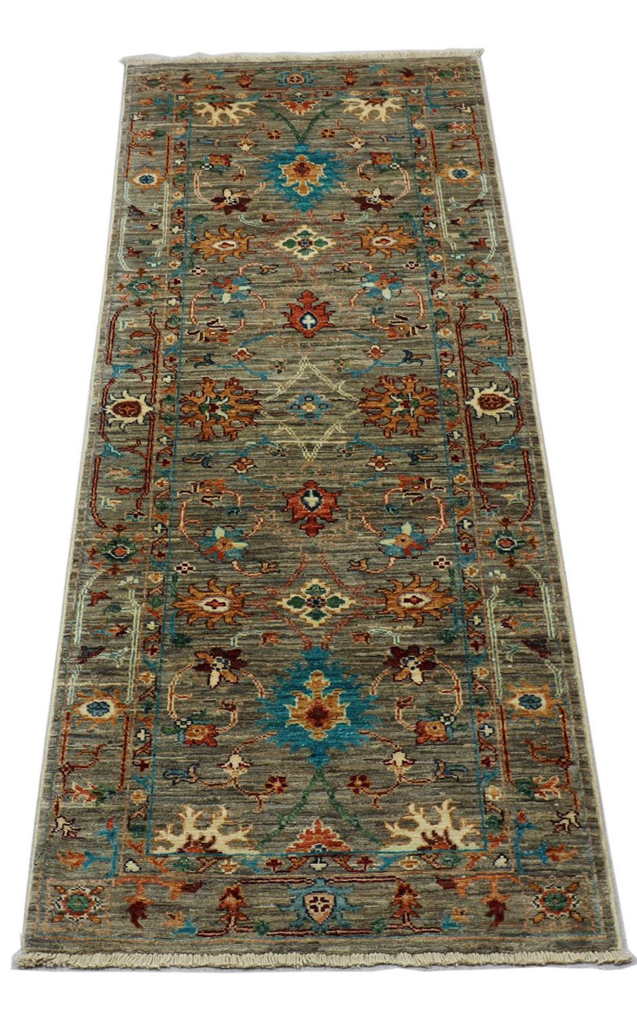 Løber Ziegler Carpet - 201 x 77 cm - olivengrøn