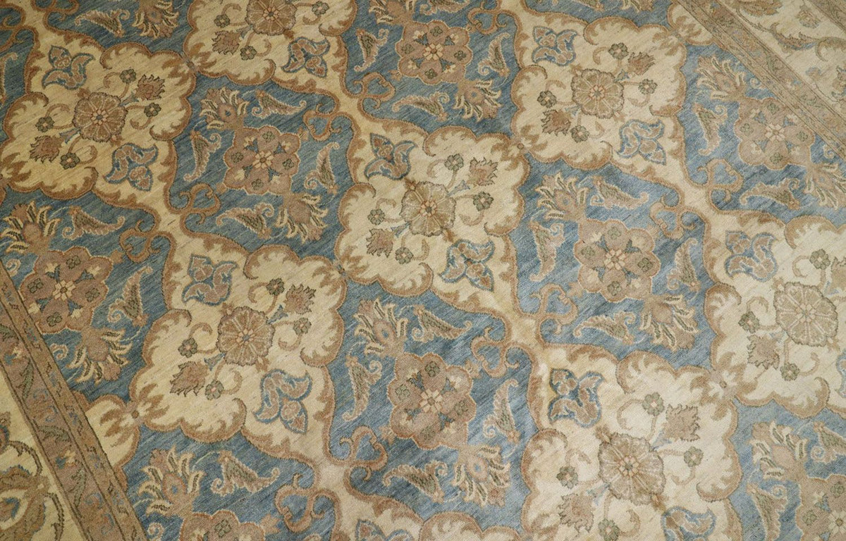 Ziegler Carpet - 354 x 264 cm - turkis