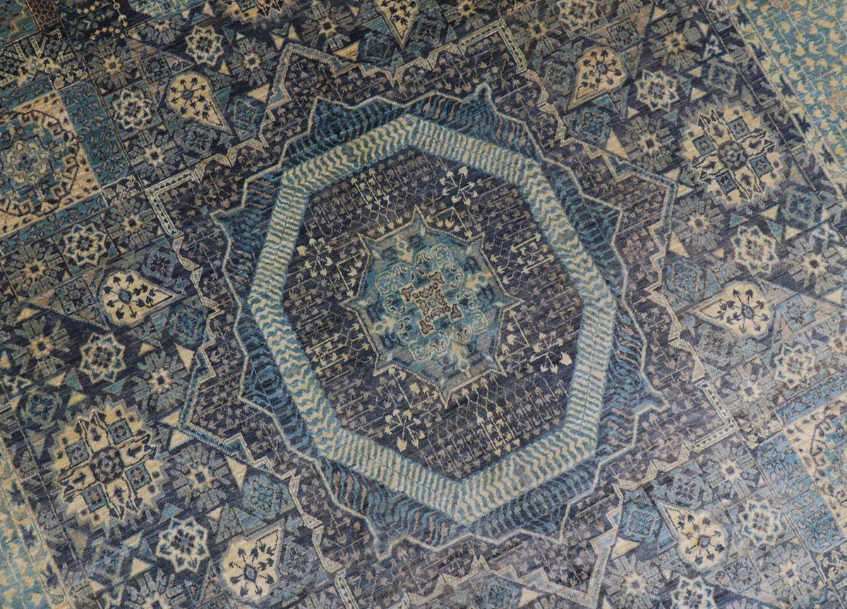 Ziegler Carpet - 315 x 250 cm - havblå