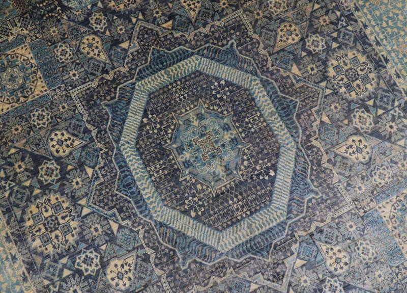 Ziegler Carpet - 315 x 250 cm - havblå