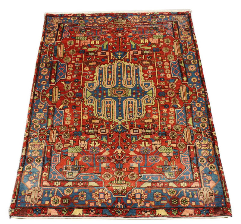 Persisk tæppe - Nomadisk - 215 x 154 cm - rød