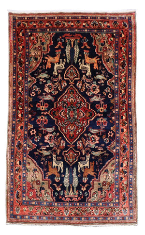 Løber Persisk tæppe - Nomadisk - 237 x 127 cm - mørkeblå