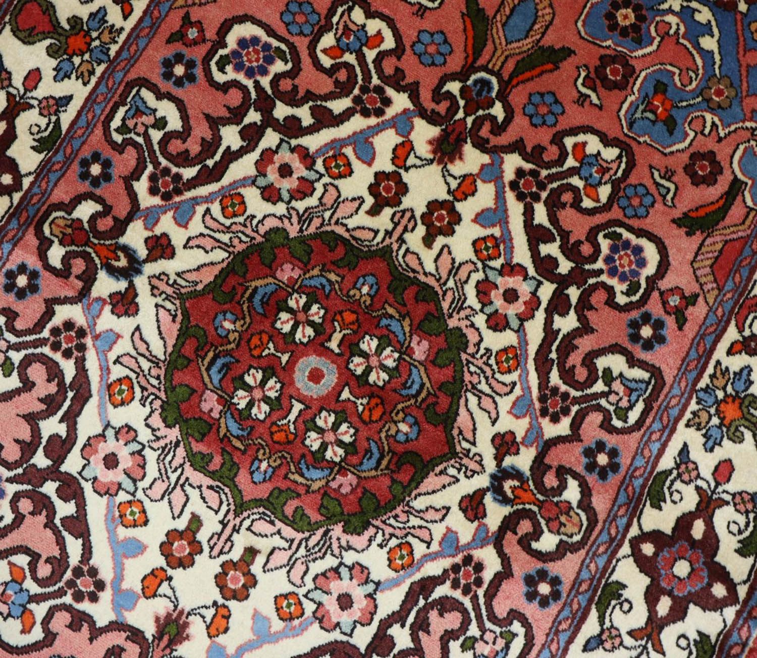 Løber Persisk tæppe - Nomadisk - 230 x 127 cm - lysrød