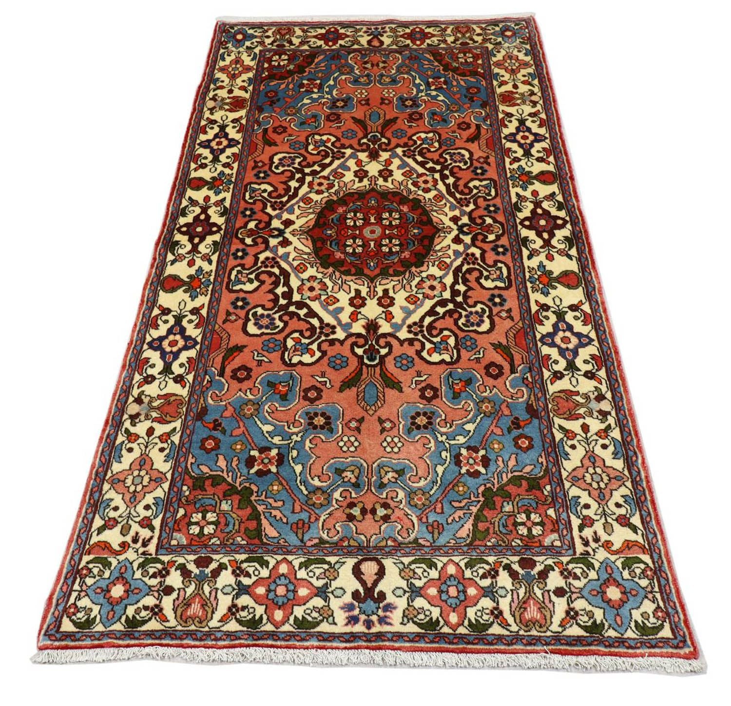 Løber Persisk tæppe - Nomadisk - 230 x 127 cm - lysrød