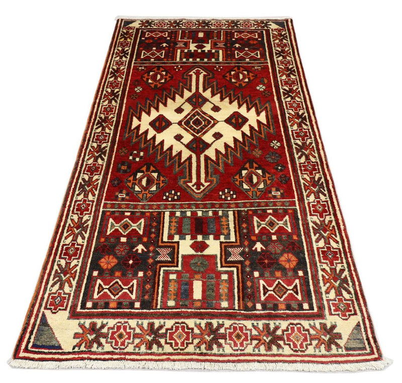 Løber Persisk tæppe - Nomadisk - 245 x 135 cm - rød