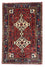 Persisk tæppe - Nomadisk - 212 x 151 cm - mørkerød