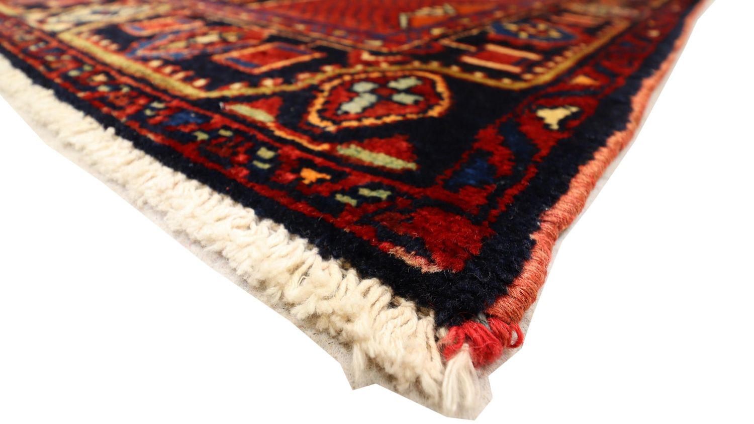 Persisk tæppe - Nomadisk - 202 x 138 cm - sort