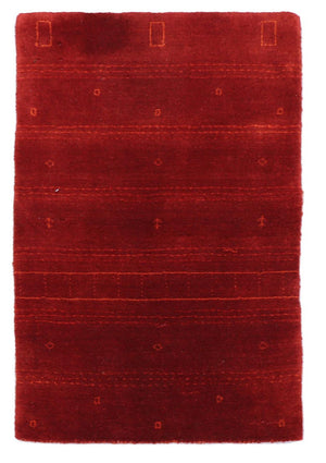 Gabbeh-tæppe - Persisk - 90 x 60 cm - rød