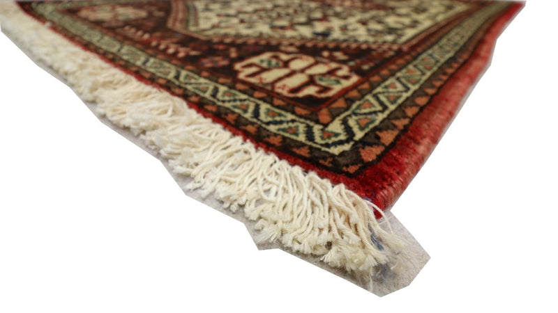 Persisk tæppe - Nomadisk - 100 x 58 cm - beige