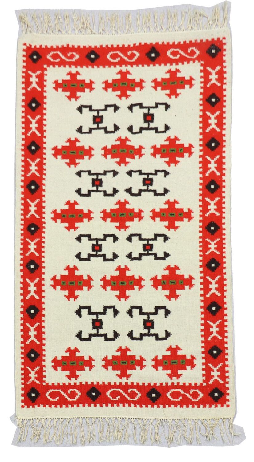 Kelim-tæppe - Trendy - 160 x 100 cm - beige
