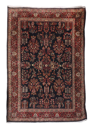 Persisk tæppe - Classic - 343 x 253 cm - mørkeblå