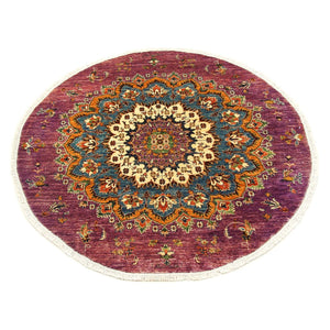 Ziegler Carpet rundt  - 171 x 169 cm - flerfarvet