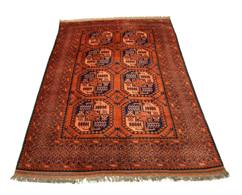 Afghansk tæppe - 290 x 208 cm - orange