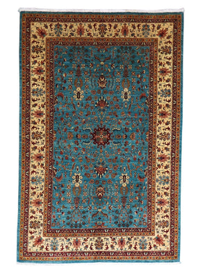 Ziegler Carpet - 299 x 206 cm - havblå