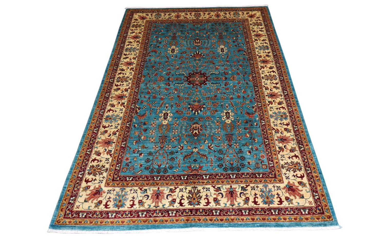 Ziegler Carpet - 299 x 206 cm - havblå