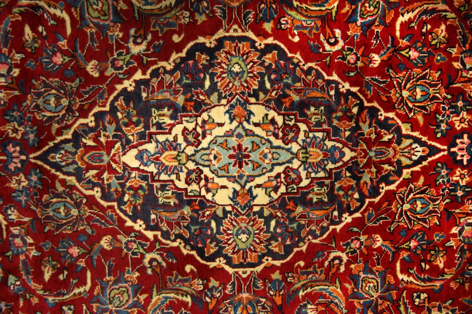 Persisk tæppe - Keshan - 313 x 198 cm - rød