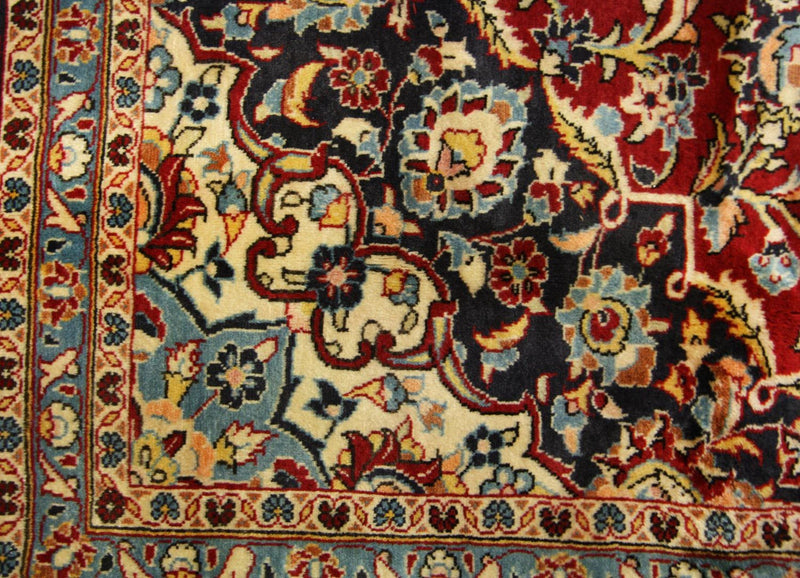 Persisk tæppe - Keshan - 354 x 258 cm - rød