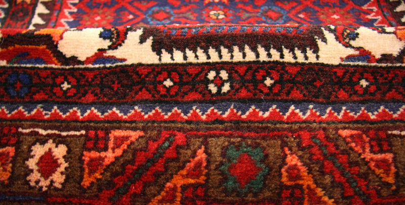 Løber Persisk tæppe - Nomadisk - 433 x 108 cm - rød