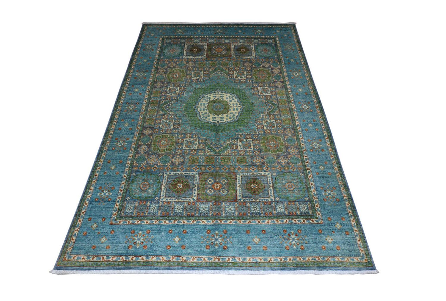 Ziegler Carpet - 306 x 202 cm - havblå