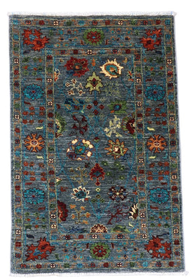 Ziegler Carpet - 122 x 83 cm - havblå
