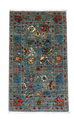 Ziegler Carpet - 132 x 81 cm - havblå