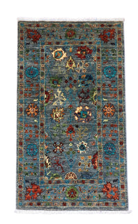 Ziegler Carpet - 132 x 81 cm - havblå