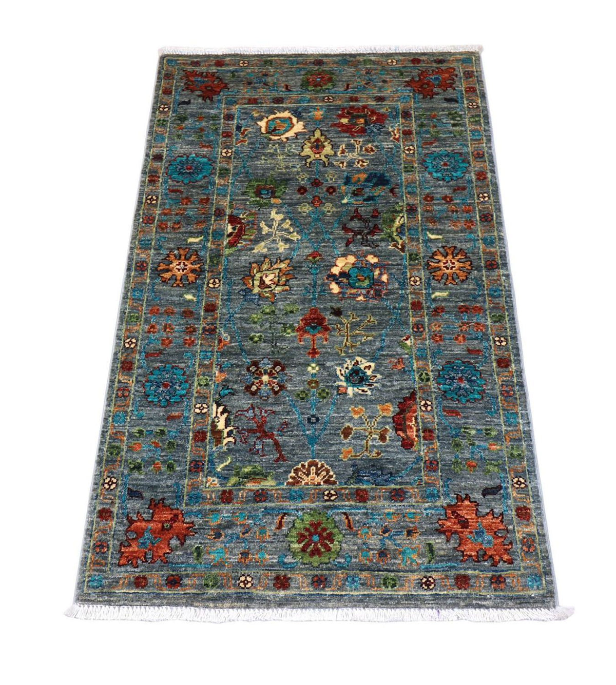 Ziegler Carpet - 132 x 81 cm - havblå