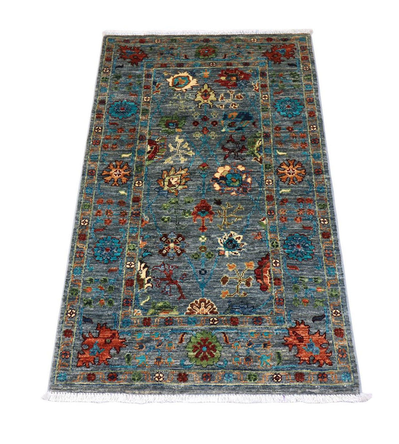 Ziegler Carpet - 132 x 81 cm - havblå