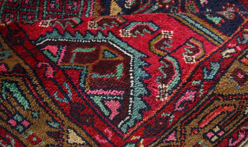 Løber Persisk tæppe - Nomadisk - 336 x 110 cm - blå