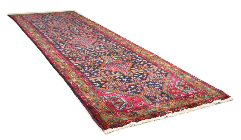 Løber Persisk tæppe - Nomadisk - 336 x 110 cm - blå