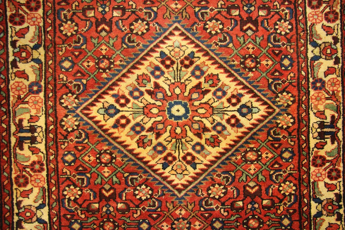 Løber Persisk tæppe - Nomadisk - 437 x 123 cm - rød