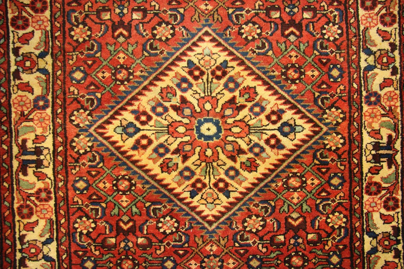 Løber Persisk tæppe - Nomadisk - 437 x 123 cm - rød