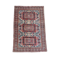 Afghansk tæppe - Bukhara - 206 x 136 cm - beige