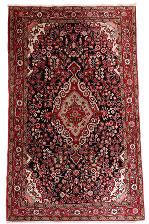Persisk tæppe - Classic - 214 x 134 cm - mørkeblå