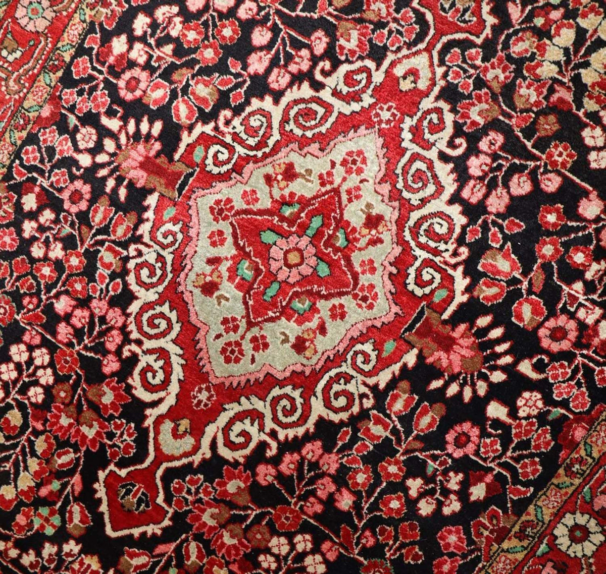 Persisk tæppe - Classic - 214 x 134 cm - mørkeblå