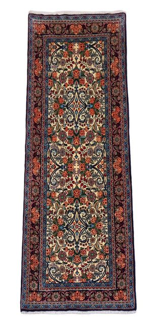 Løber Persisk tæppe - Bijar - 203 x 77 cm - beige