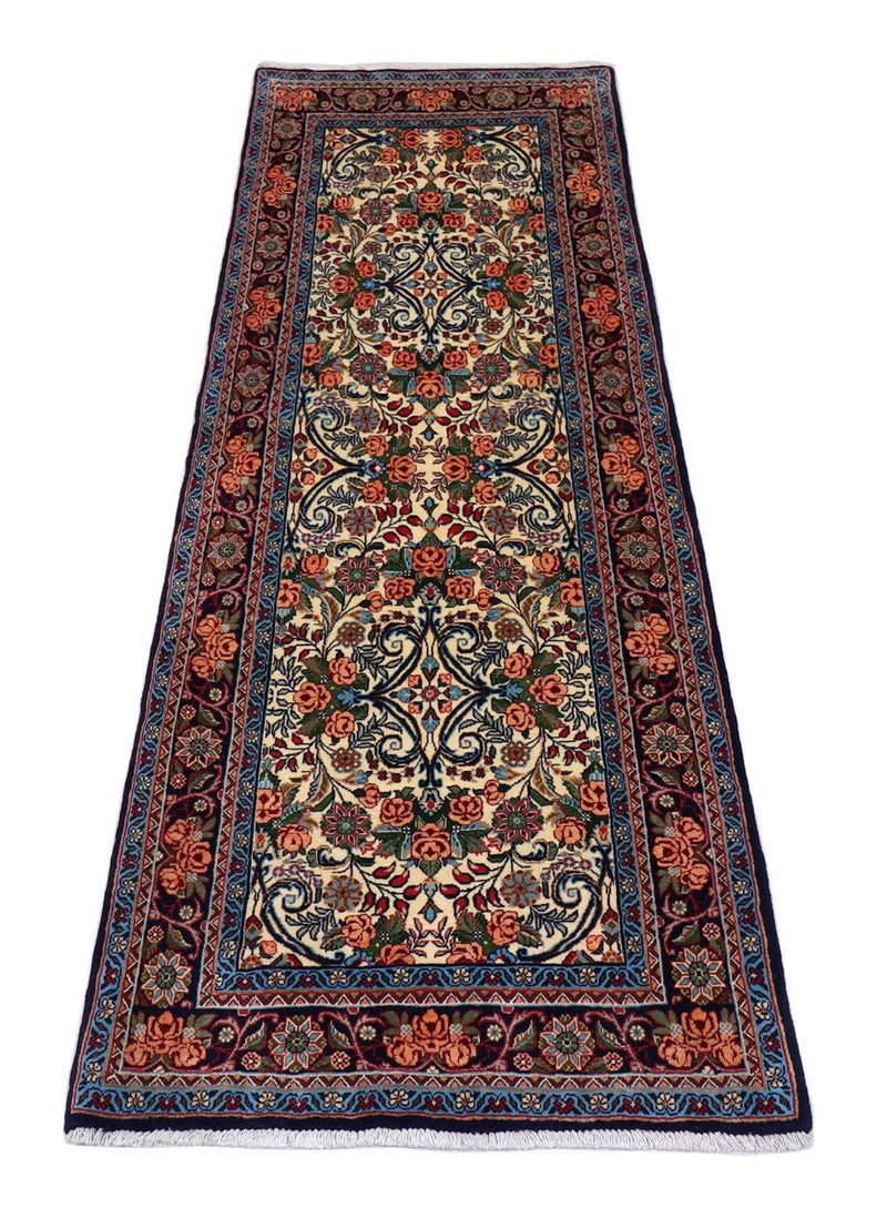 Løber Persisk tæppe - Bijar - 203 x 77 cm - beige