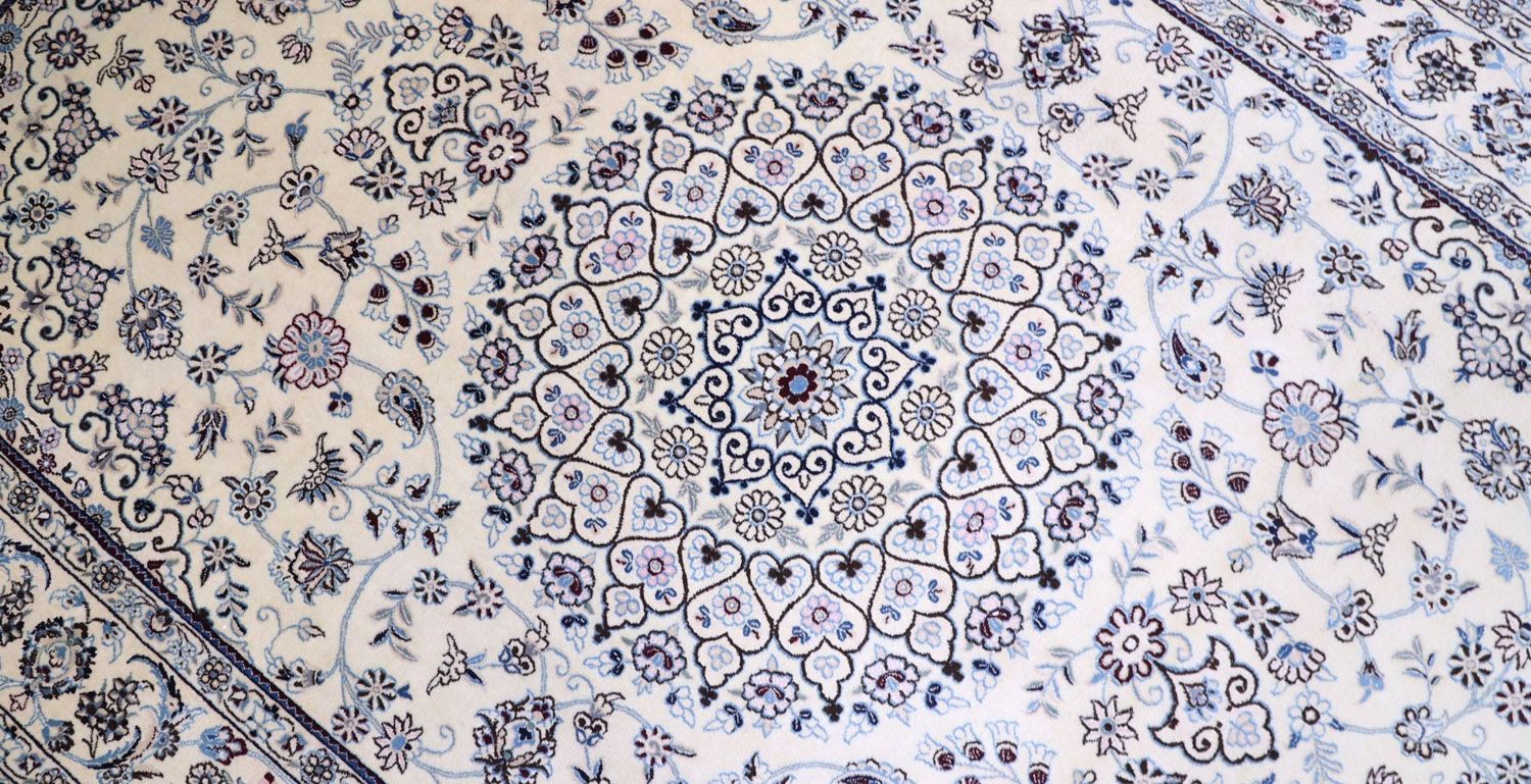 Persisk tæppe - Nain - 307 x 200 cm - beige